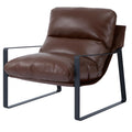 Oversized Green Padded Arm Reading Accent Chair