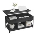 Honey Brown Rustic Lift Top Storage Coffee Table