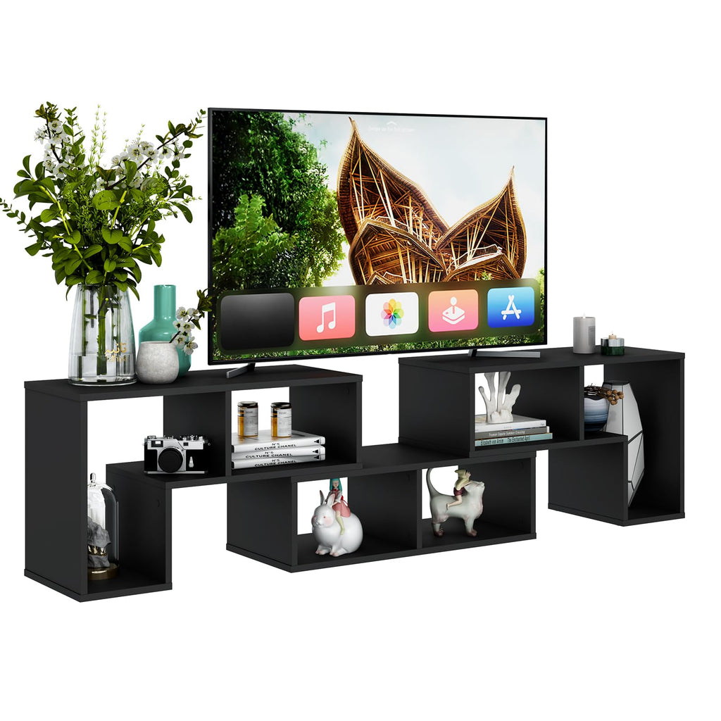 Brown 3-Piece DIY Storage TV Console Set