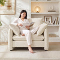 Oversized Green Chenille Piped Accent Chair Pillows
