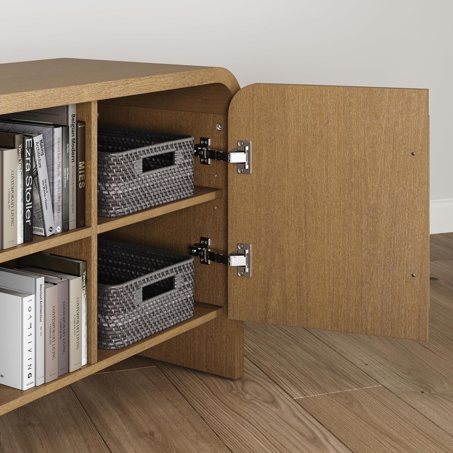 Minimalist Media Console for 50 Inch TV