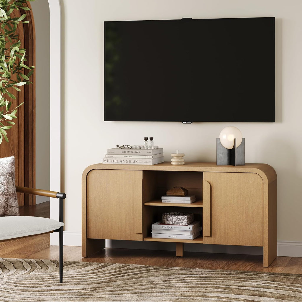 Minimalist Media Console for 50 Inch TV